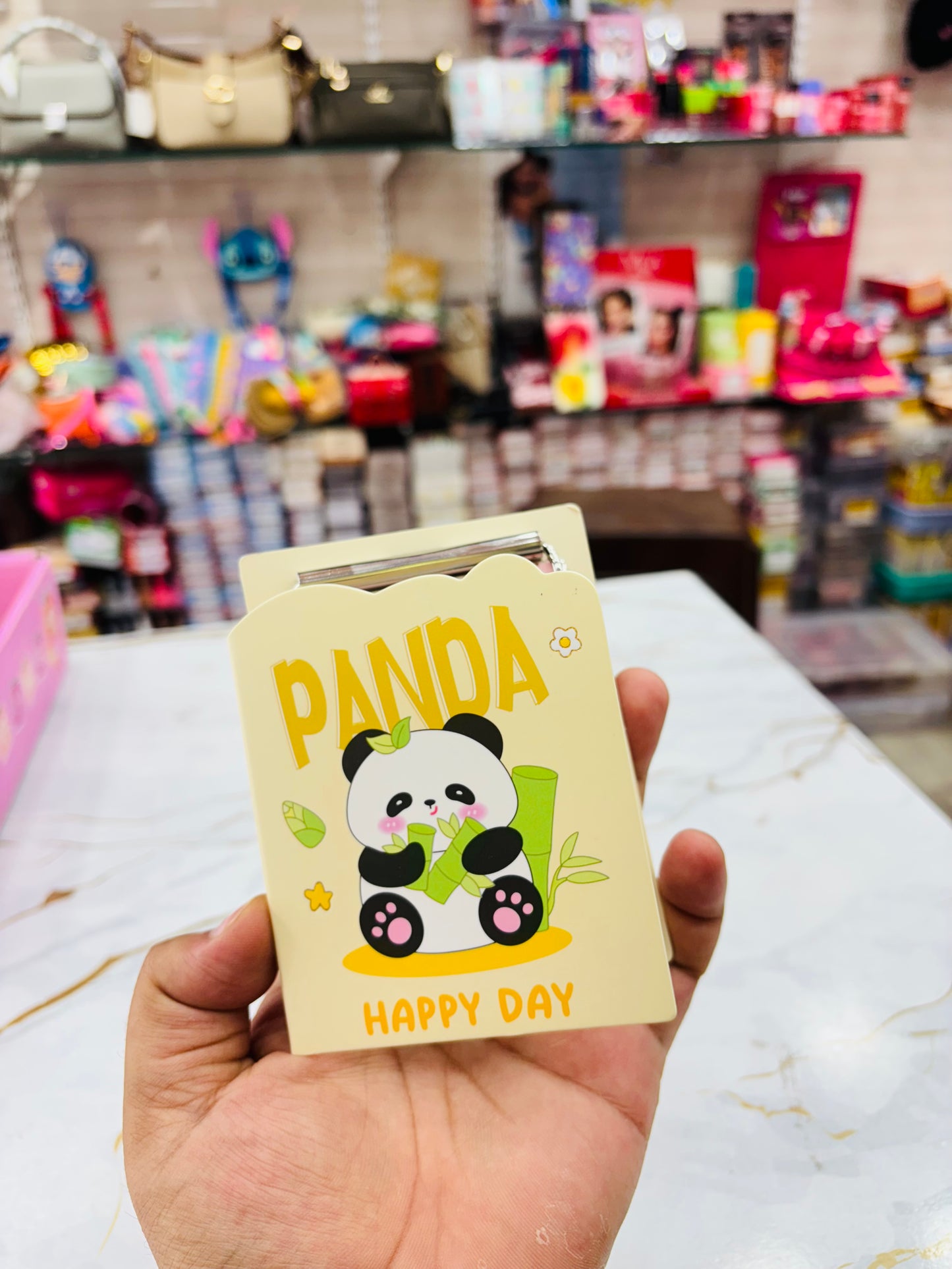 Cute Panda Mini Notepad – Kawaii Cartoon Design (Set of 2)