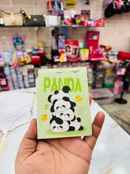 Cute Panda Mini Notepad – Kawaii Cartoon Design (Set of 2)