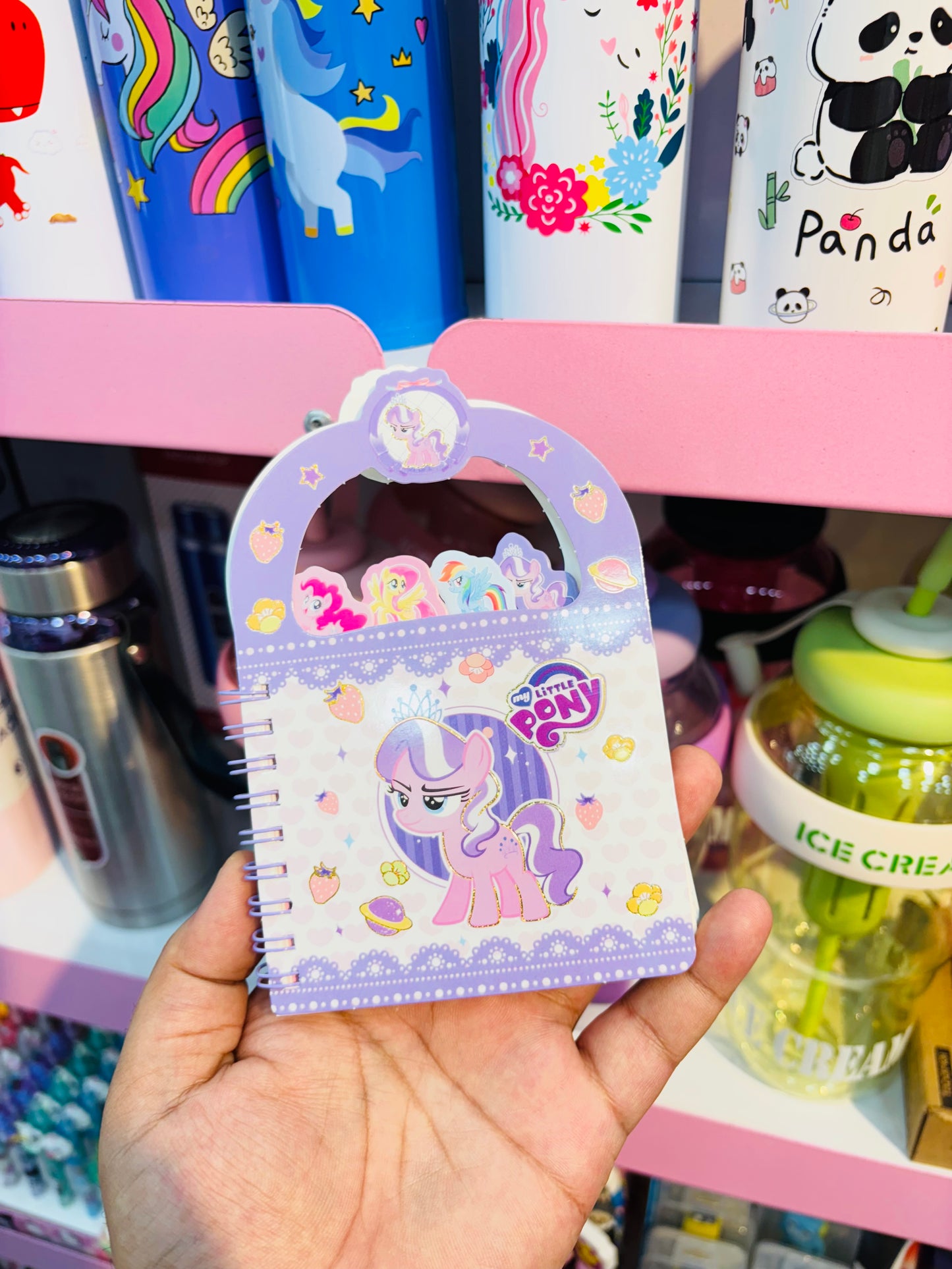 My Little Pony Mini Spiral Notepad – Cute Handbag Design (Set of 2)