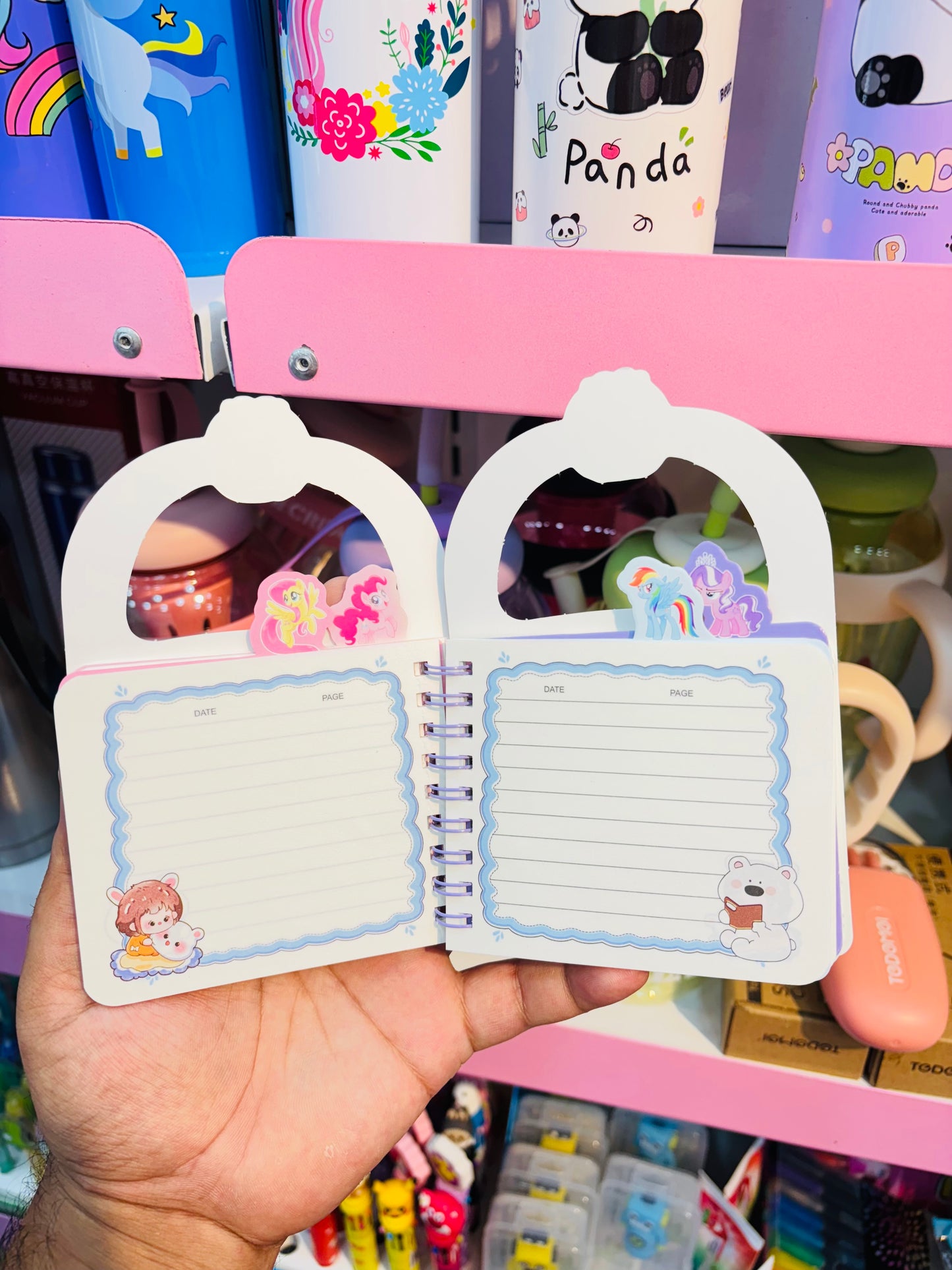 My Little Pony Mini Spiral Notepad – Cute Handbag Design (Set of 2)