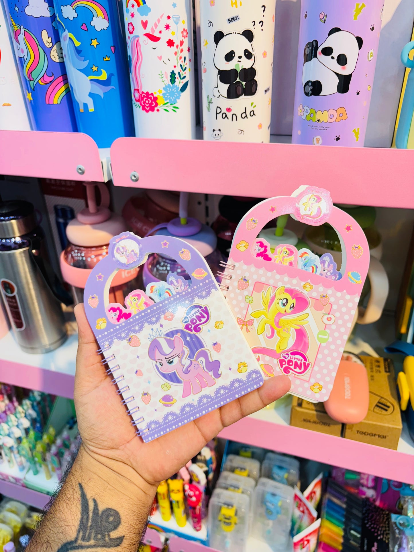 My Little Pony Mini Spiral Notepad – Cute Handbag Design (Set of 2)